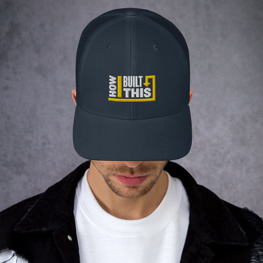 How I Built This Logo Trucker Hat-1