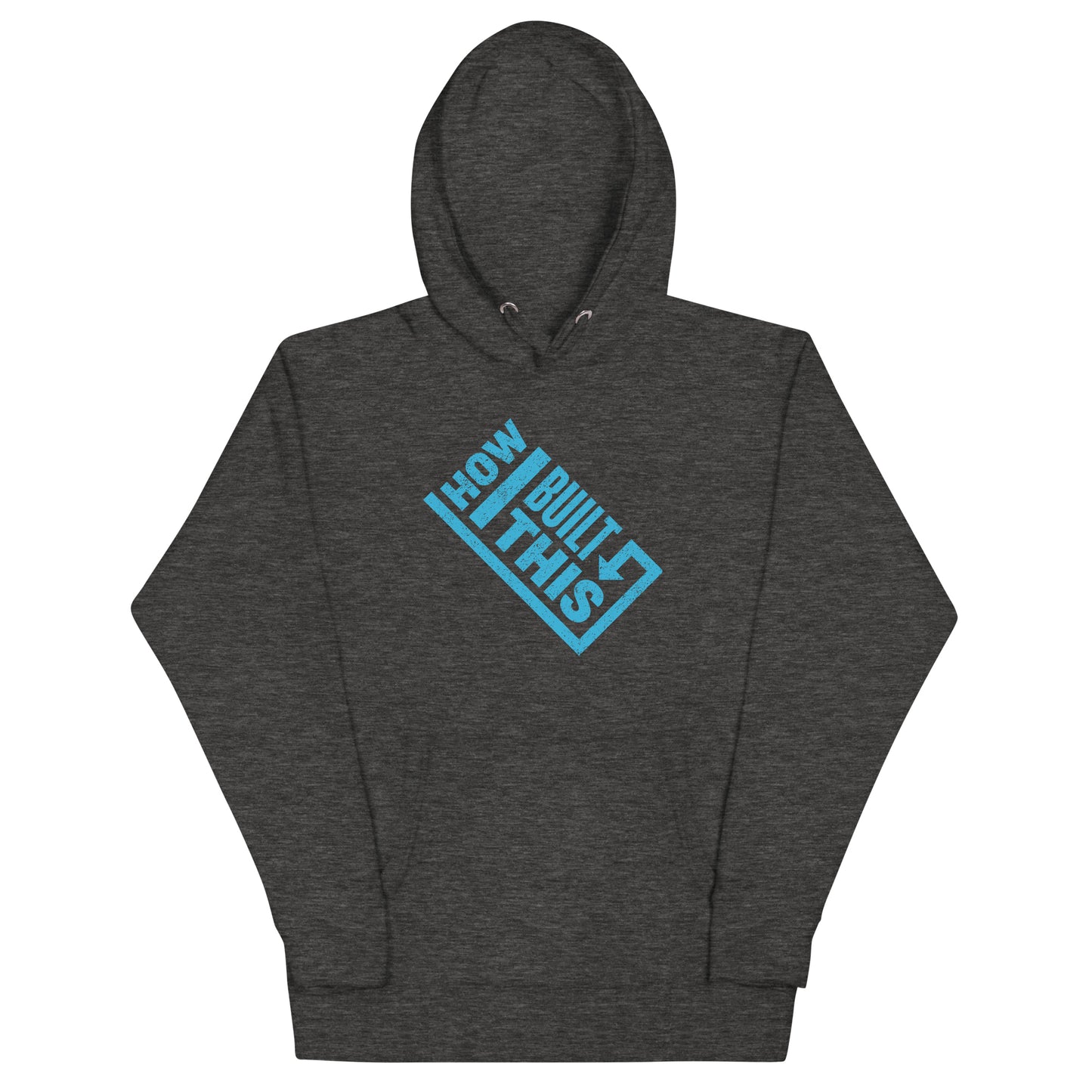 How I Built This Distressed Logo Unisex Hooded Sweatshirt