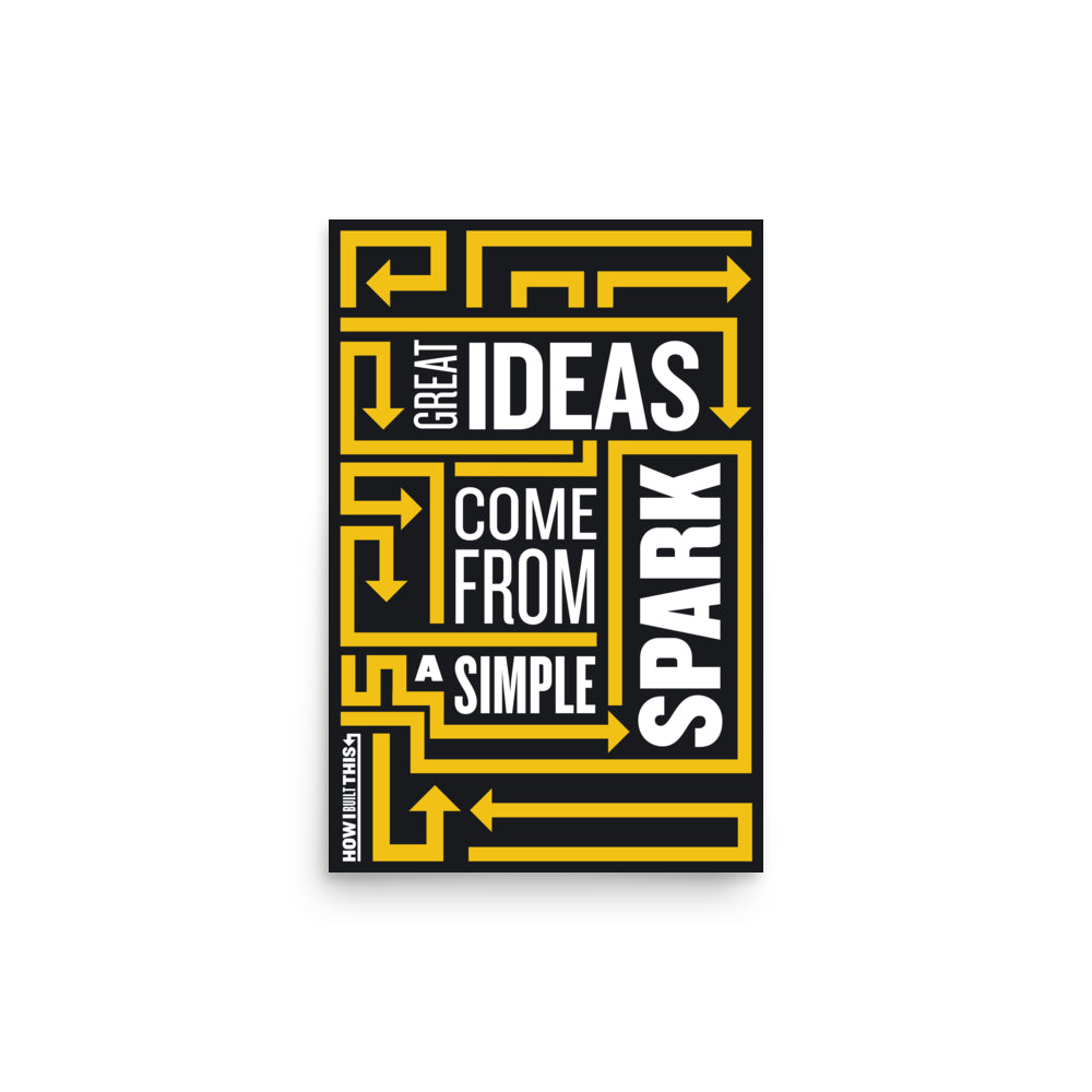 How I Built This Great Ideas Premium Poster