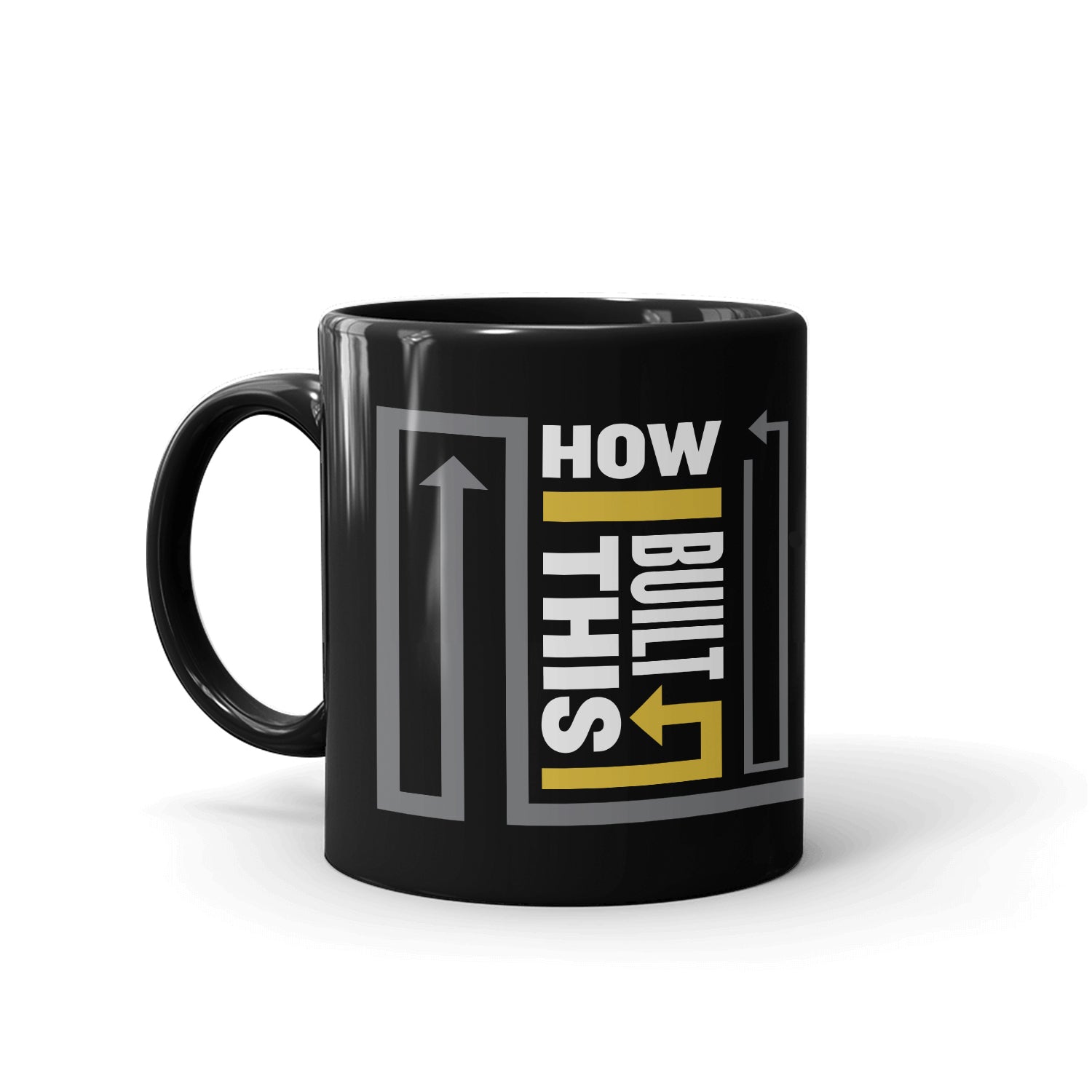 How I Built This Is It Luck Black Mug