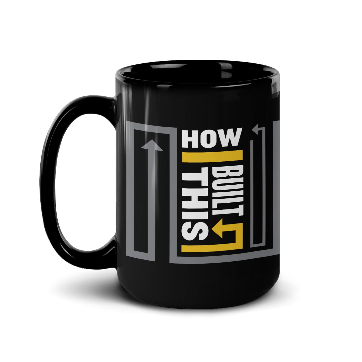 How I Built This Is It Luck Black Mug