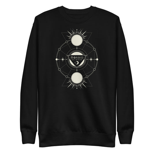 Morbid Celestial Unisex Crew Neck Sweatshirt-3