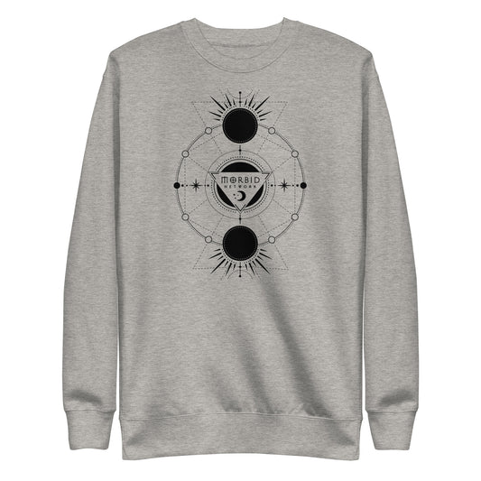 Morbid Celestial Unisex Crew Neck Sweatshirt-0