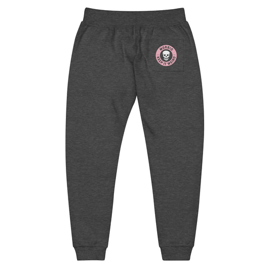 Morbid Patch Art Keep It Weird Unisex Fleece Sweatpants-4