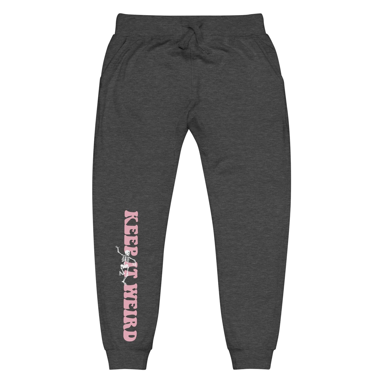 Morbid Patch Art Keep It Weird Unisex Fleece Sweatpants