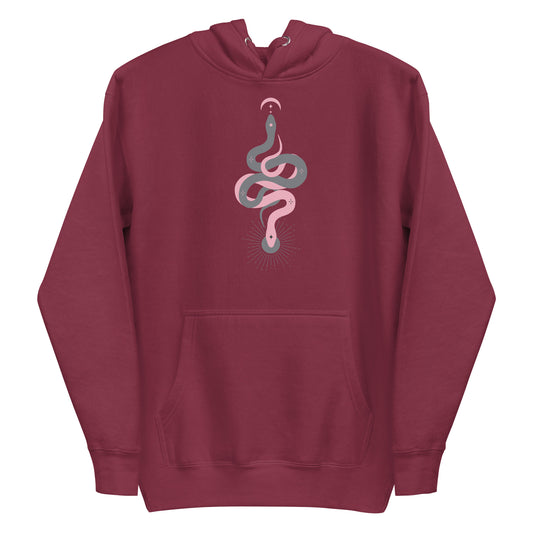 Morbid Alaina and Ash Snakes Hooded Sweatshirt-6