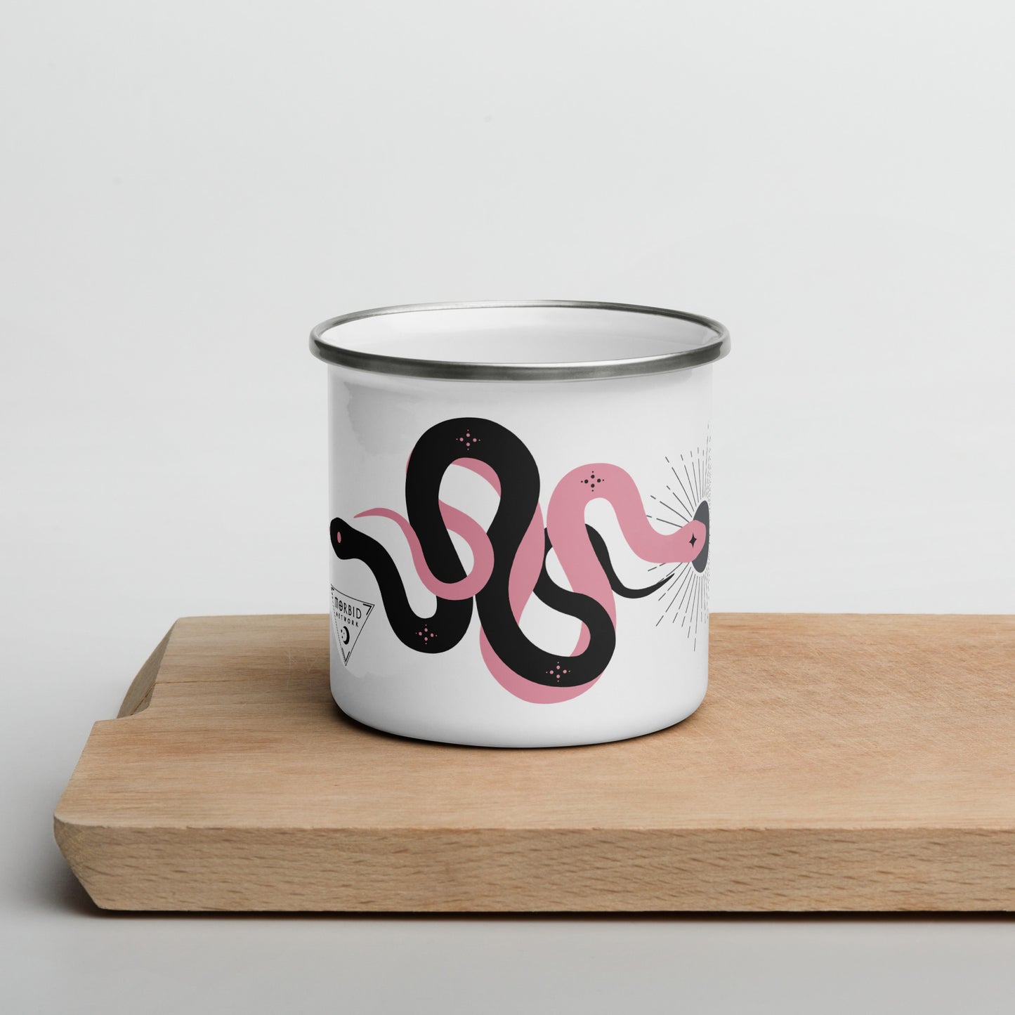 Morbid Alaina Ash Snakes Enamel Mug