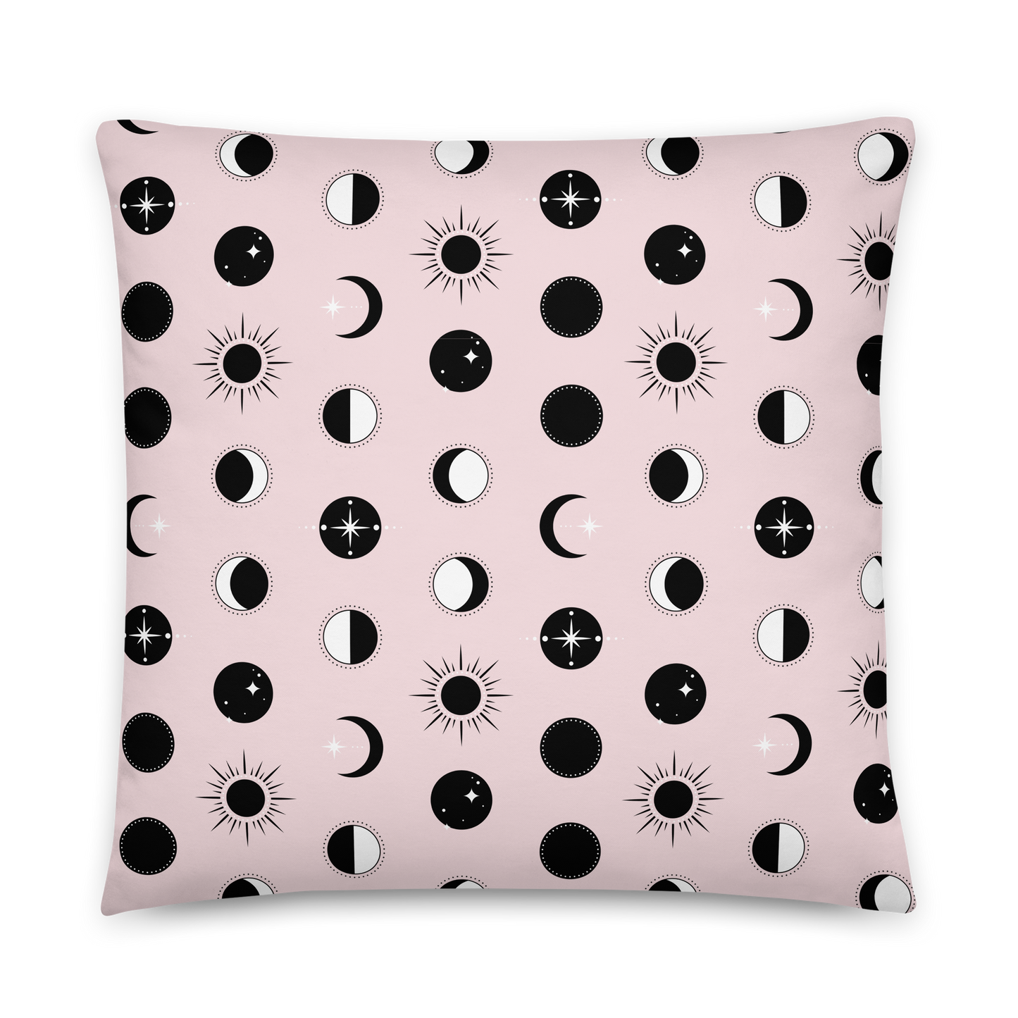 Morbid Celestial Pattern Throw Pillow