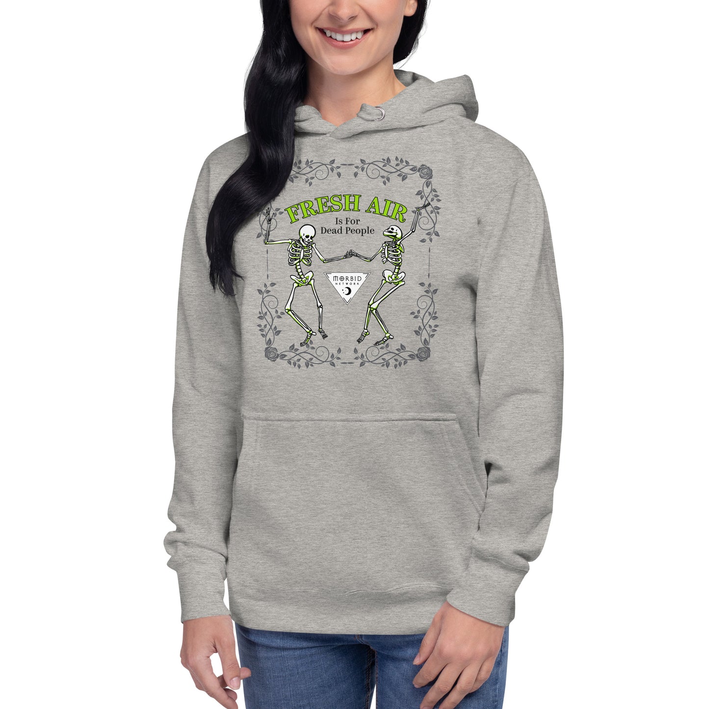 Morbid Fresh Air Is For Dead People Hooded Sweatshirt