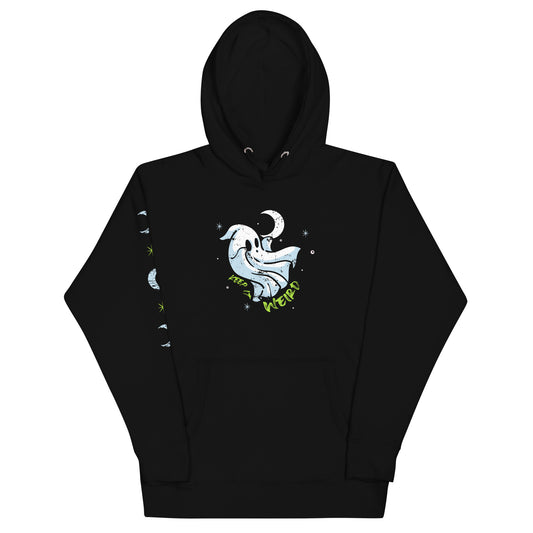 Morbid Keep It Weird Ghost Hooded Sweatshirt-0