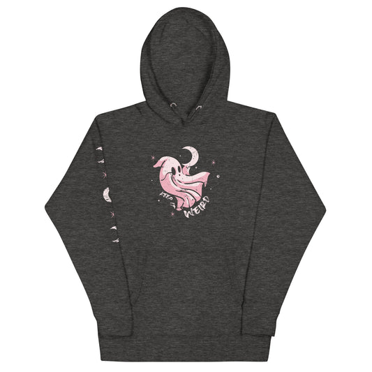 Morbid Keep It Weird Ghost Hooded Sweatshirt-2