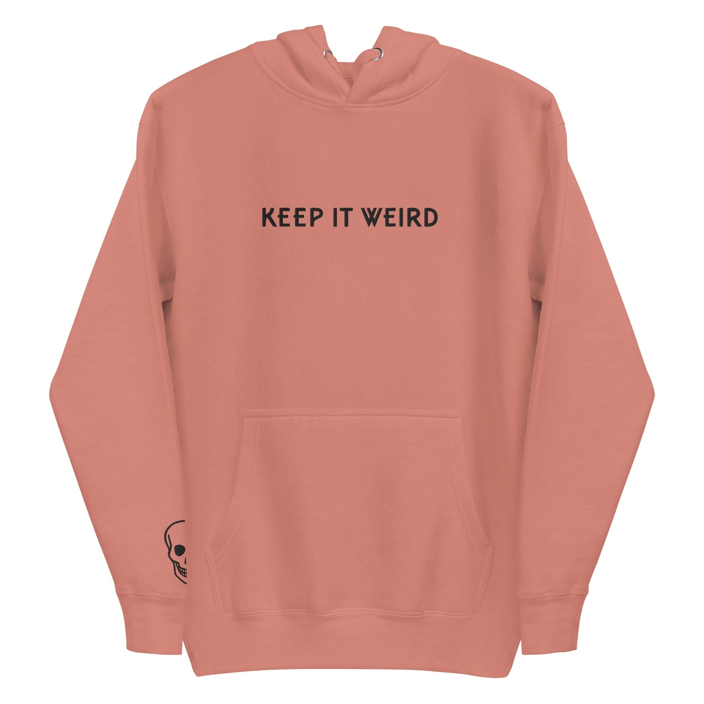 Morbid Keep It Weird Embroidered Hoodie