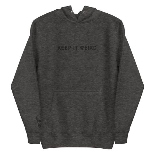 Morbid Keep It Weird Embroidered Hoodie-2