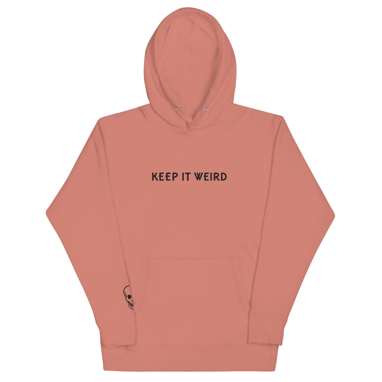 Morbid Keep It Weird Embroidered Hoodie