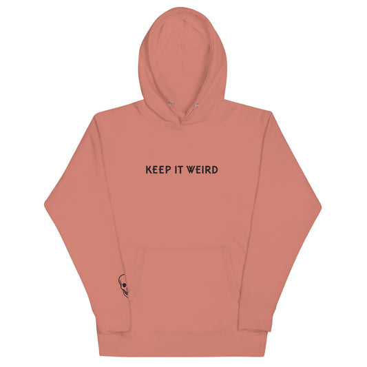 Morbid Keep It Weird Embroidered Hoodie-5