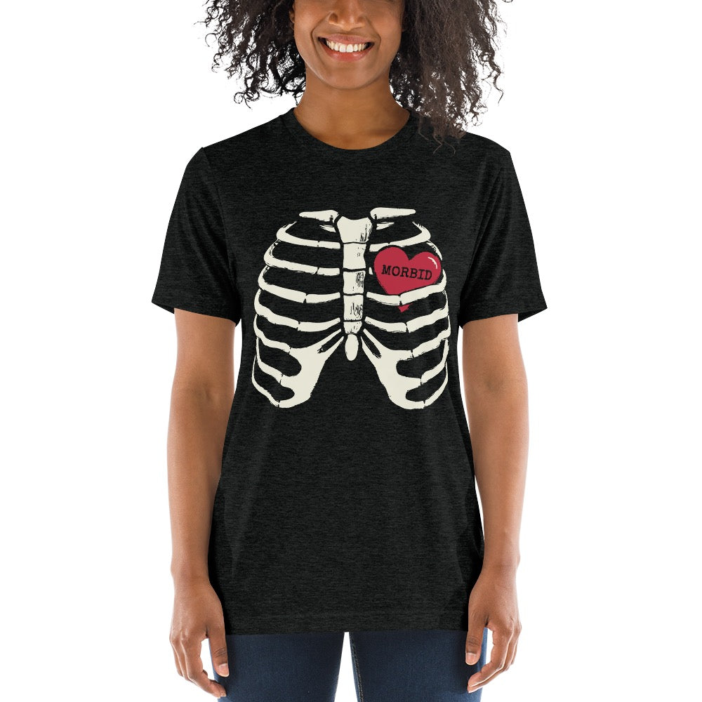 Morbid Heart Adult Short Sleeve T-Shirt