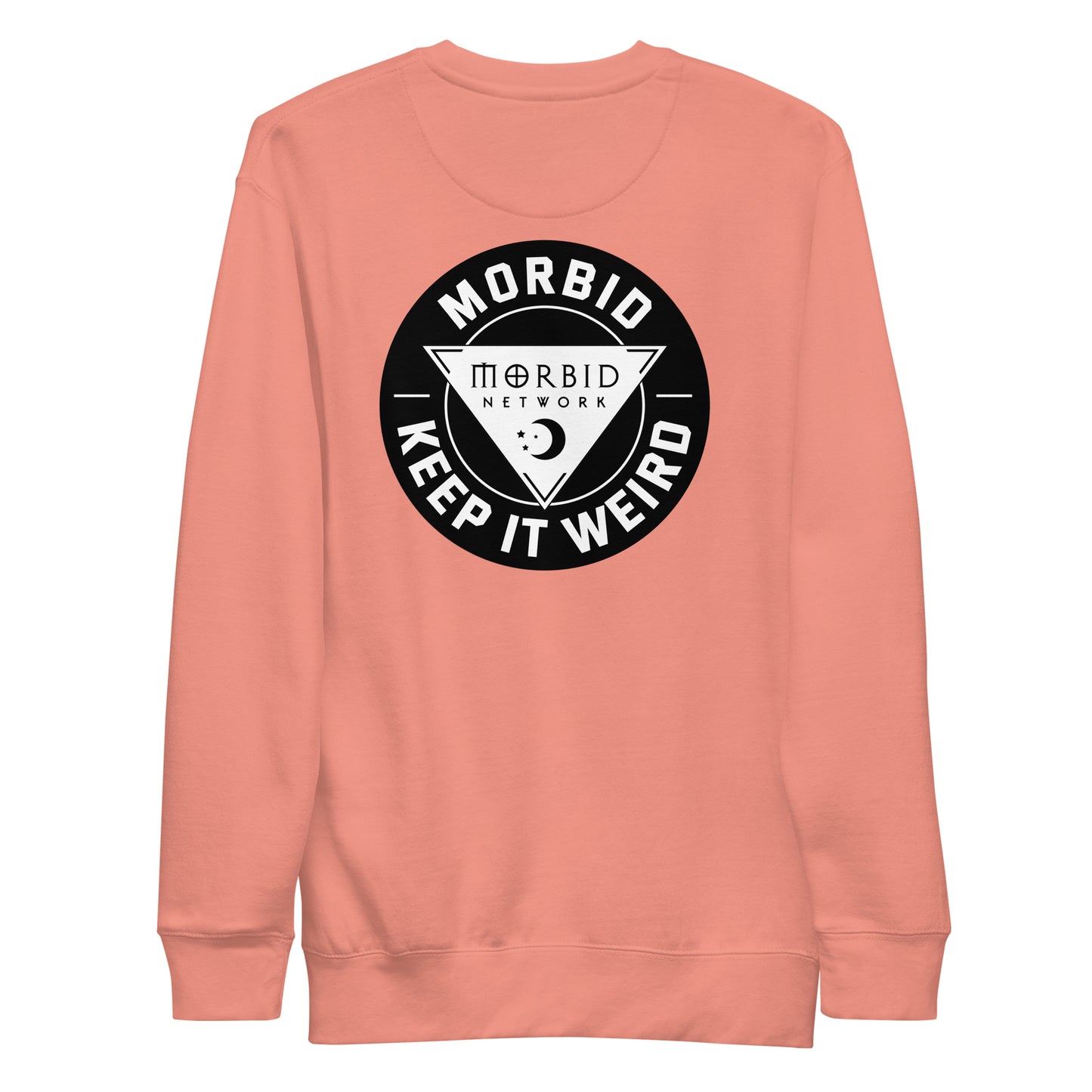 Morbid Keep It Weird Patch Art Crewneck Sweatshirt