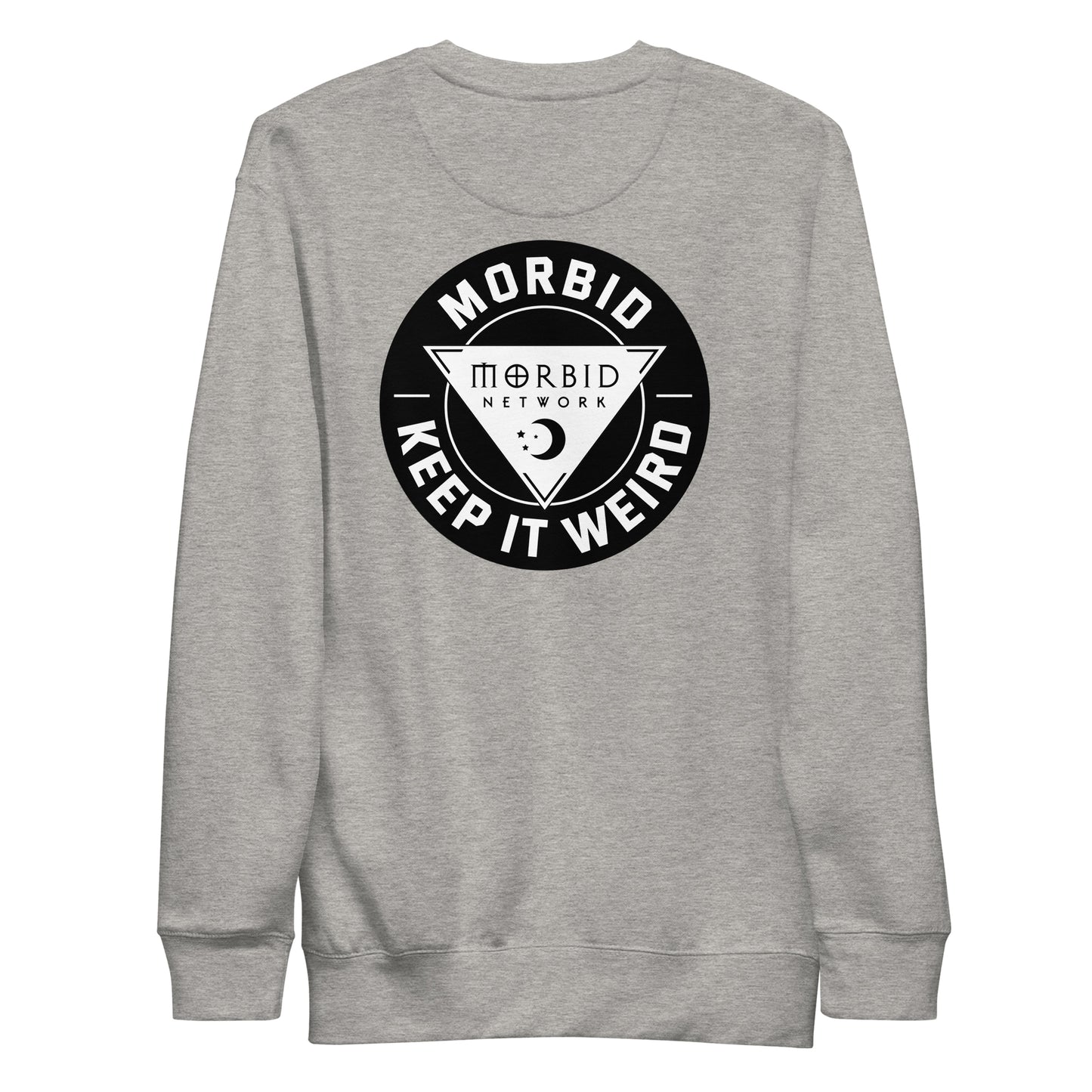 Morbid Keep It Weird Patch Art Crewneck Sweatshirt