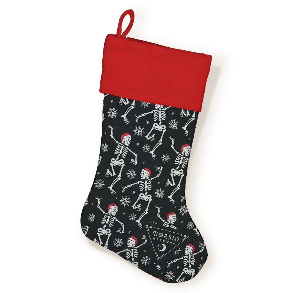 Morbid Santa Skeletons Stocking