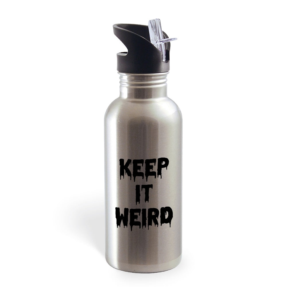 Morbid Keep It Weird Water Bottle