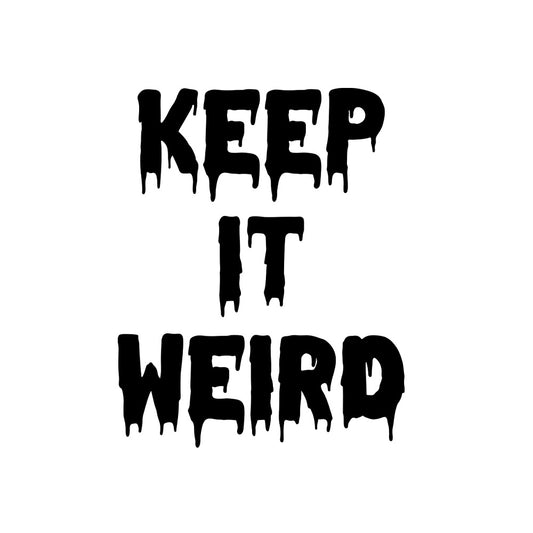 Morbid Keep It Weird Water Bottle-1