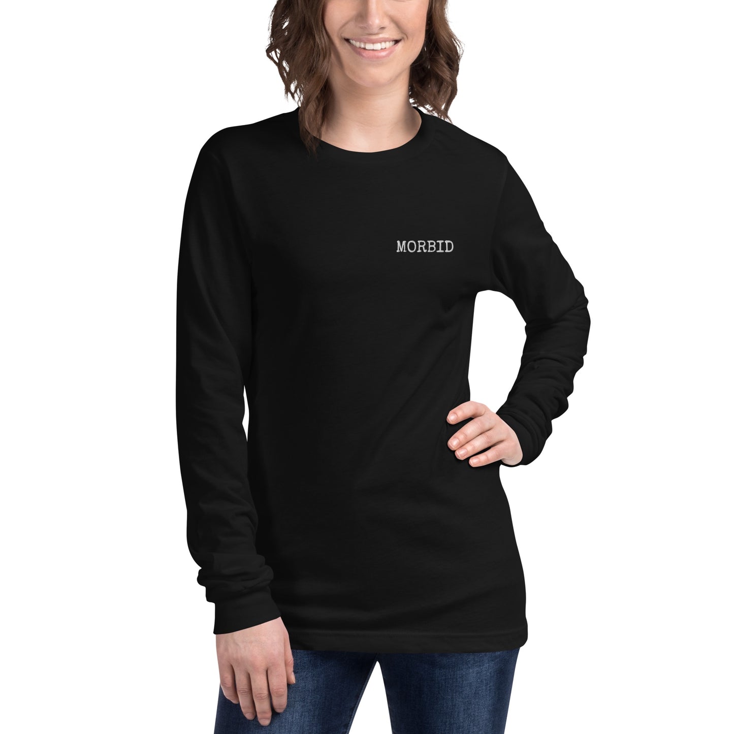 Morbid Embroidered Long Sleeve Tee