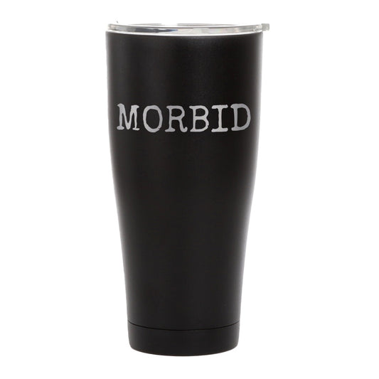 Morbid Keep It Weird Stainless Steel Tumbler-0