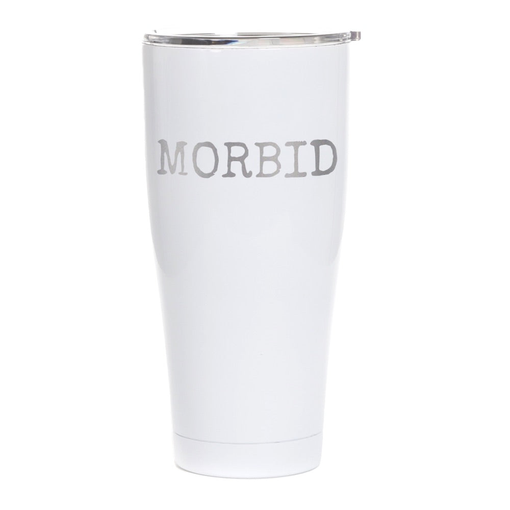 Morbid Keep It Weird Stainless Steel Tumbler