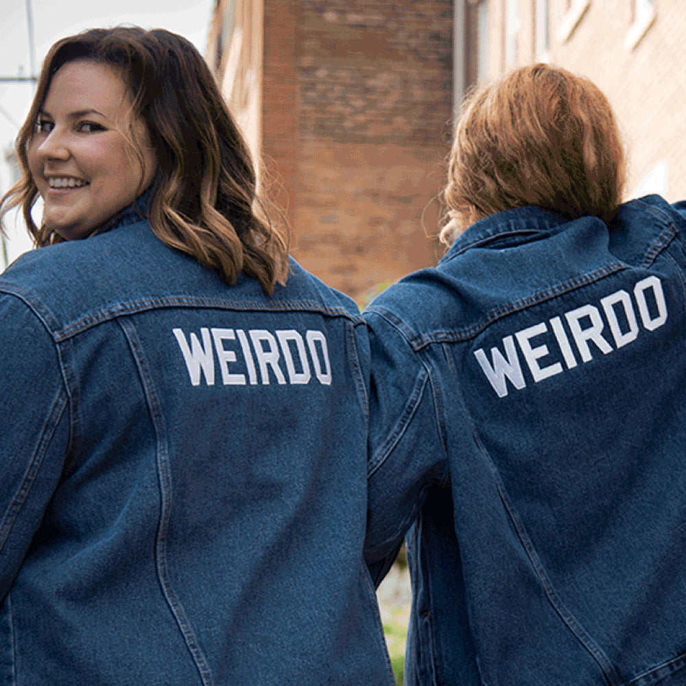 Morbid Weirdo Embroidered Denim Jacket