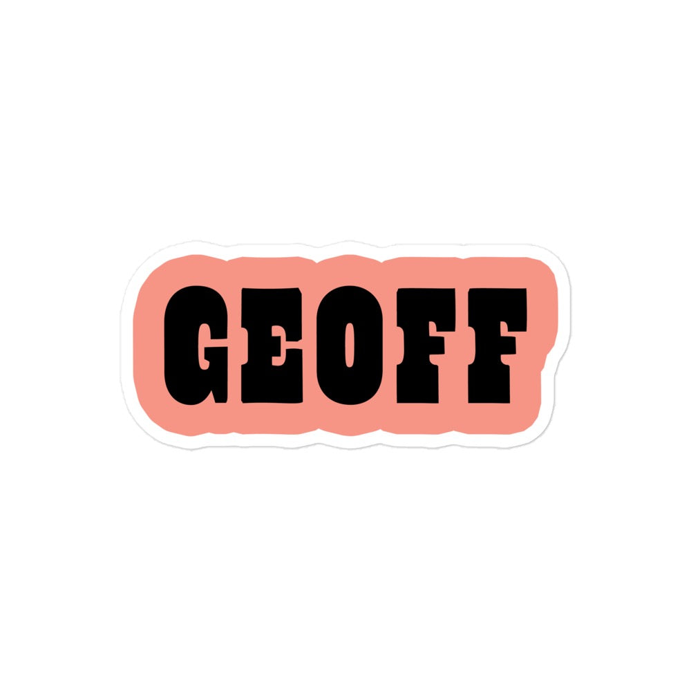 Obitchuary Logo & Geoff Sticker Set