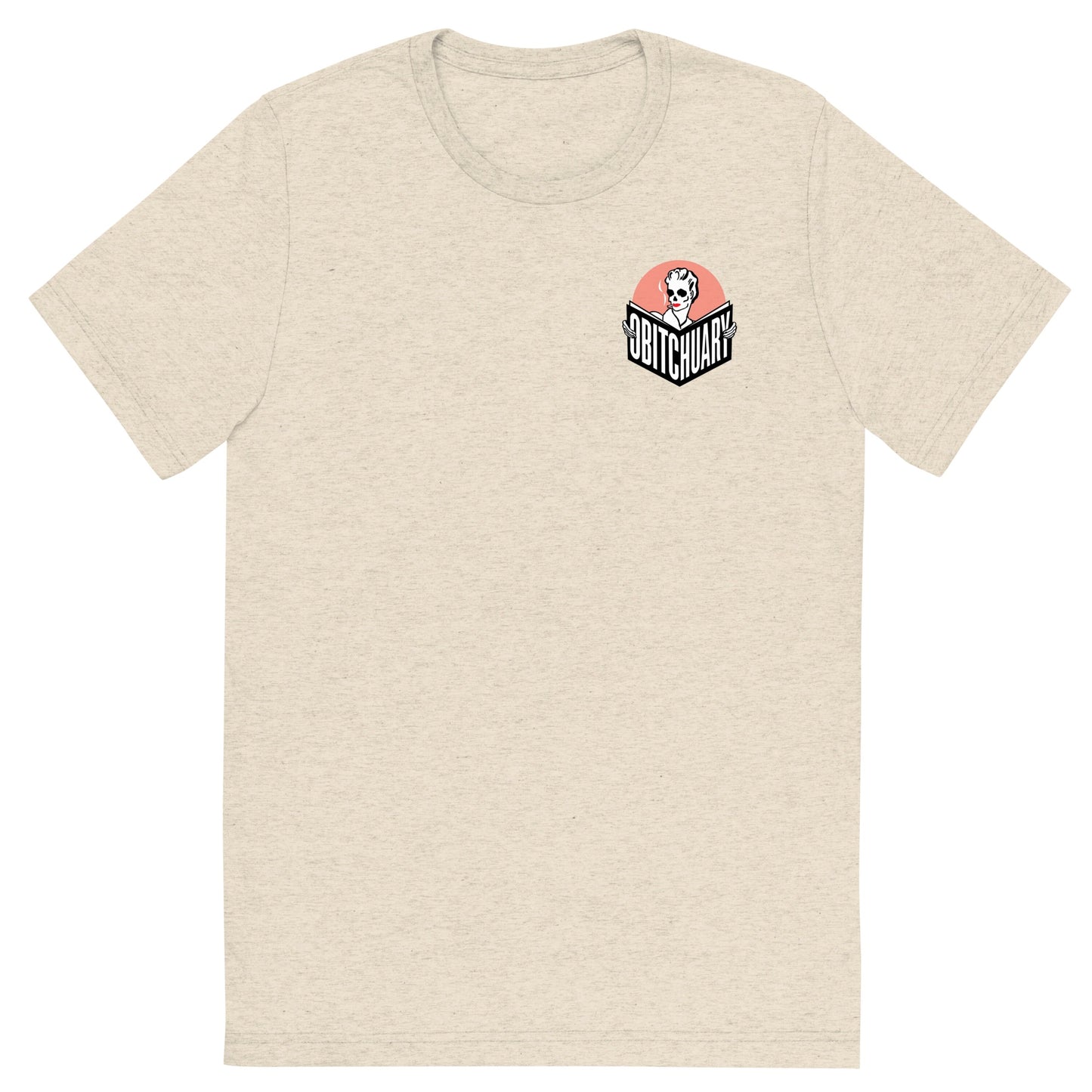 Obitchuary Logo Tri-Blend T-Shirt