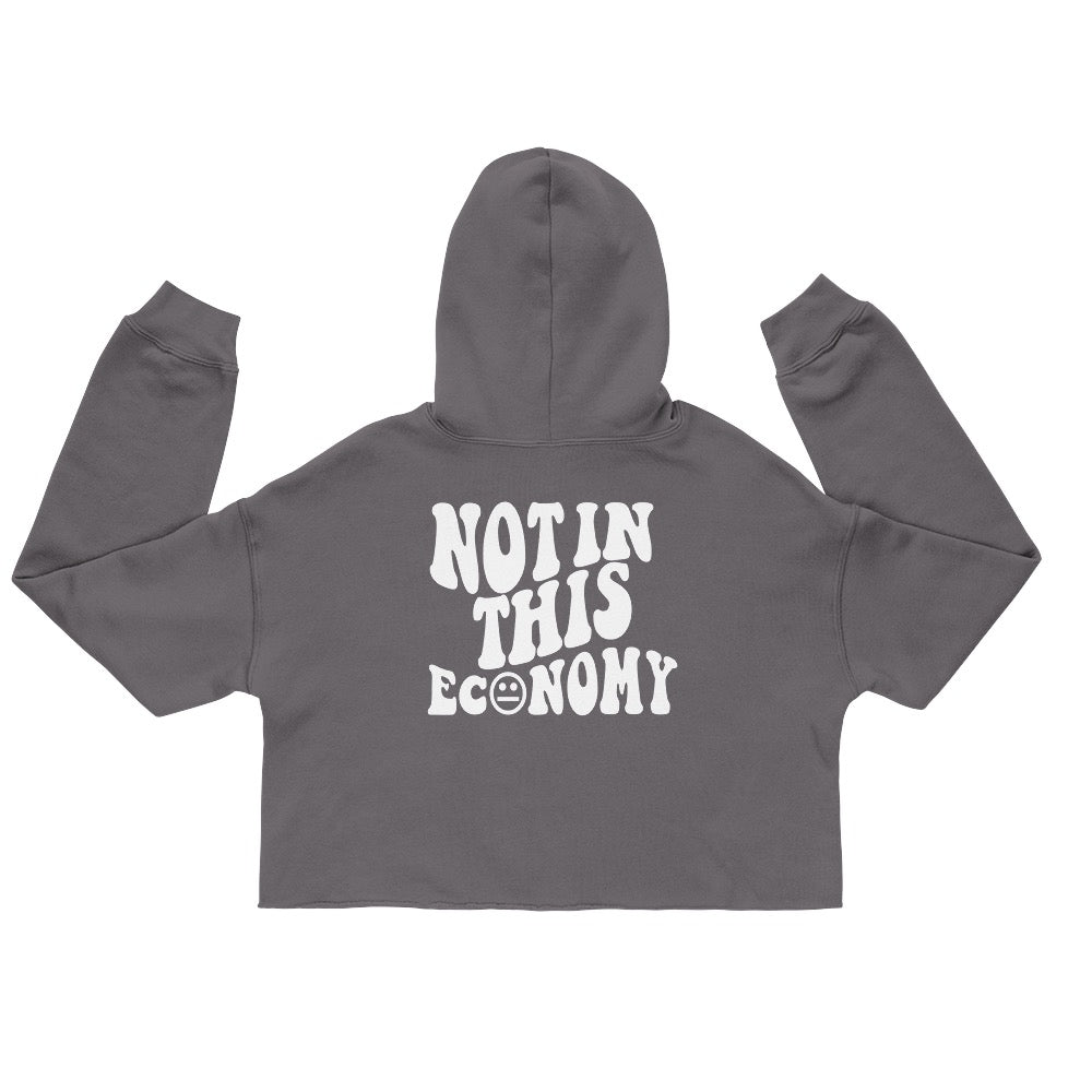 RedHanded Not In This Economy Cropped Hoodie