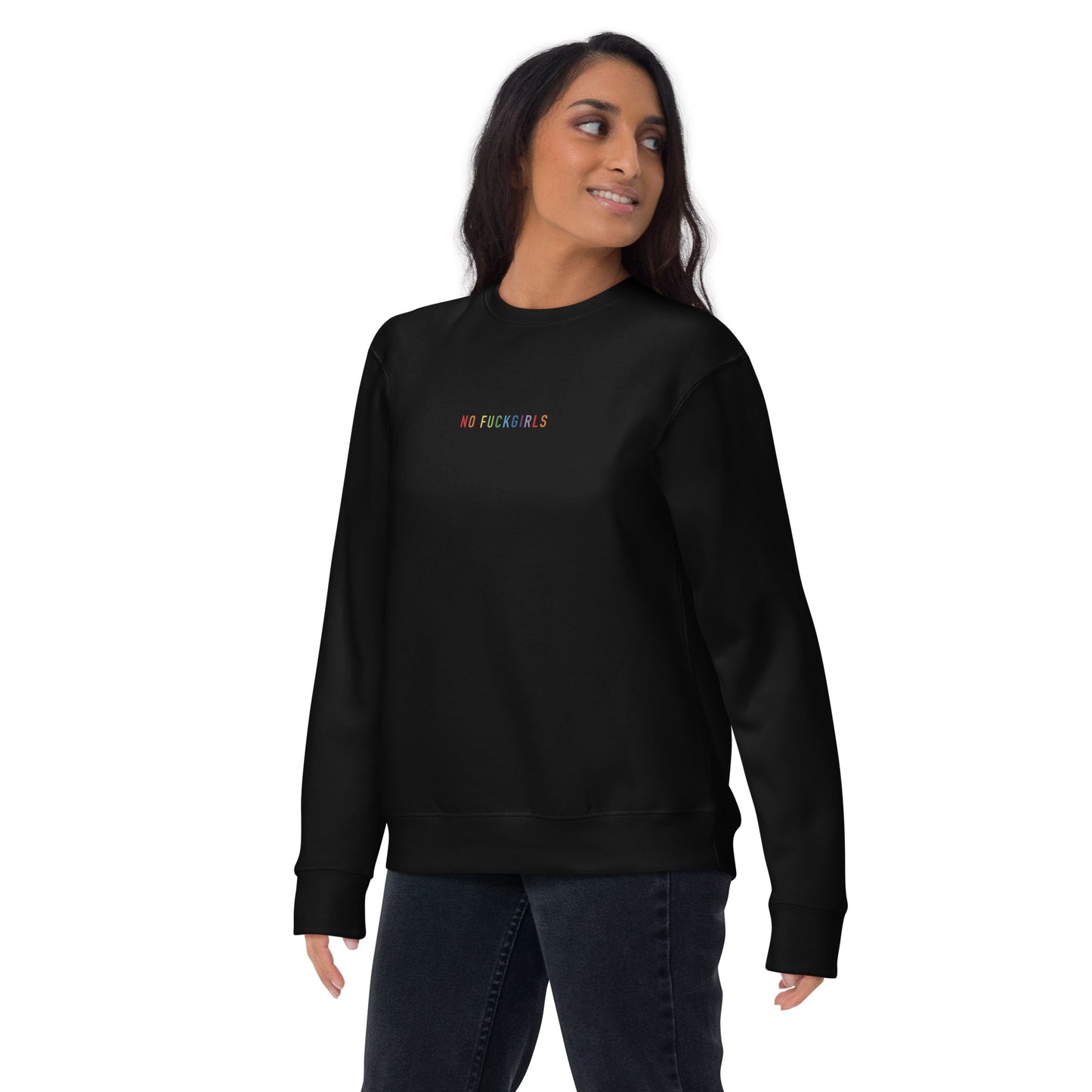 RedHanded No Fuckgirls Embroidered Crewneck Sweatshirt