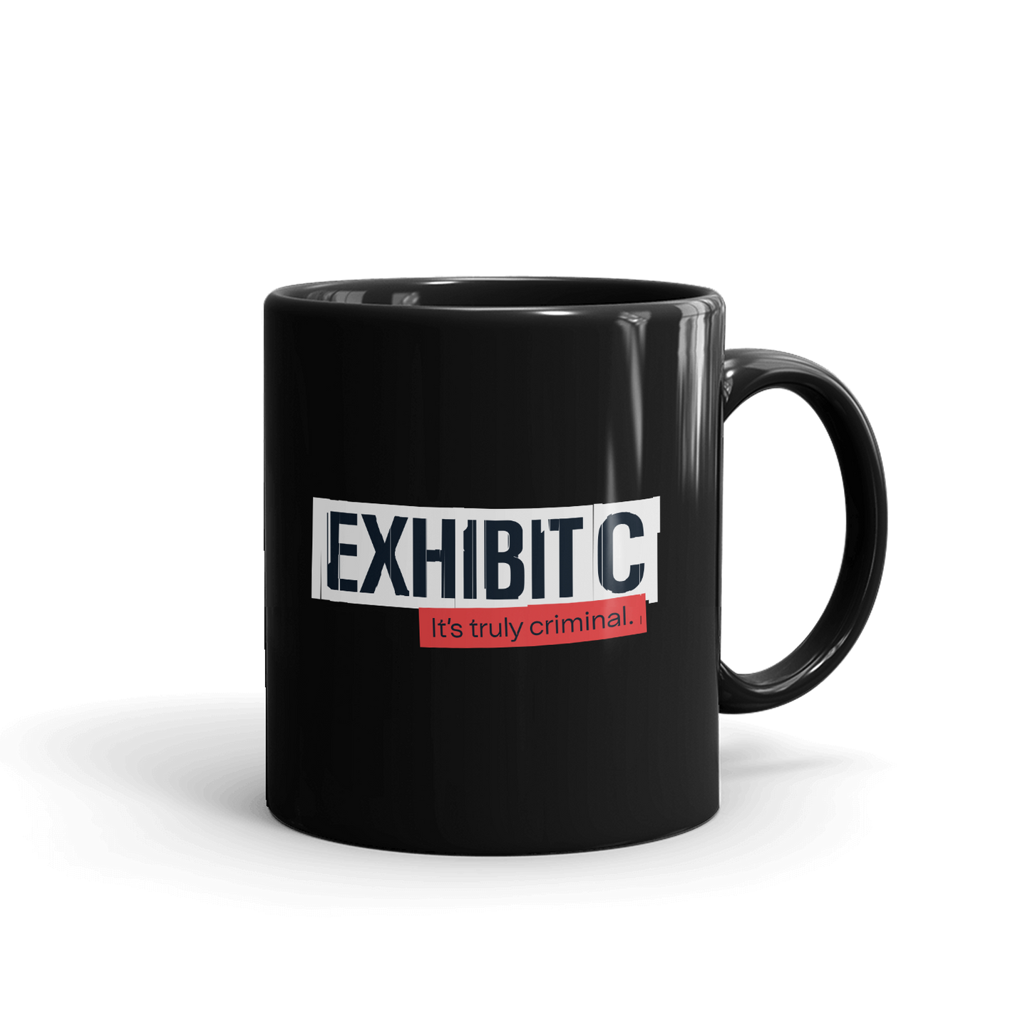 Wondery Exhibit C Black Mug