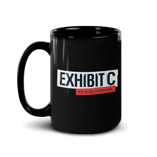 Wondery Exhibit C Black Mug-3