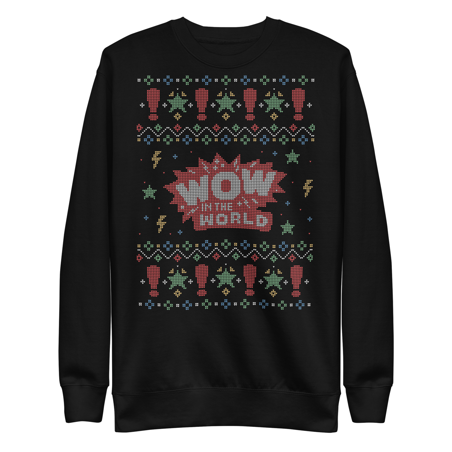 Wow in the World Holiday Unisex Fleece Pullover