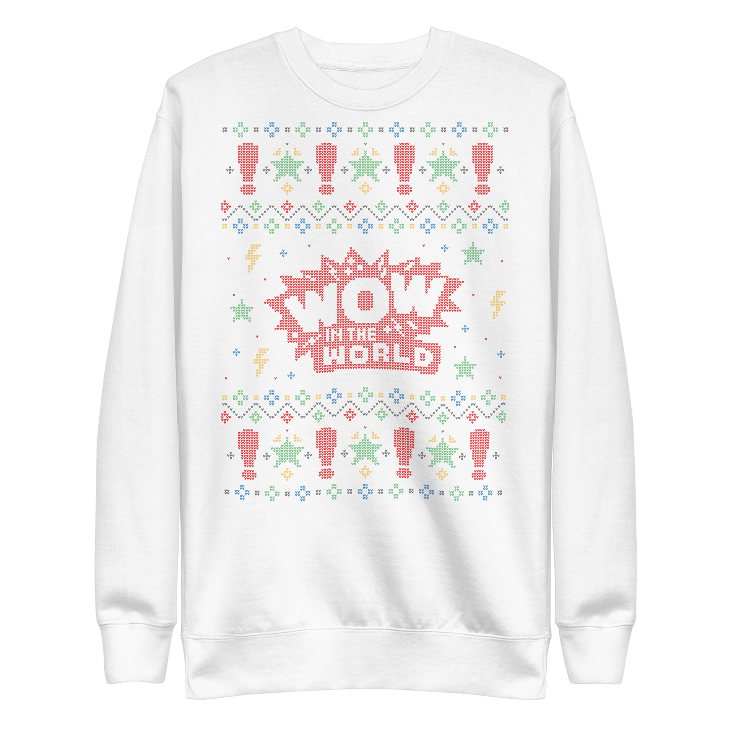 Wow in the World Holiday Unisex Fleece Pullover