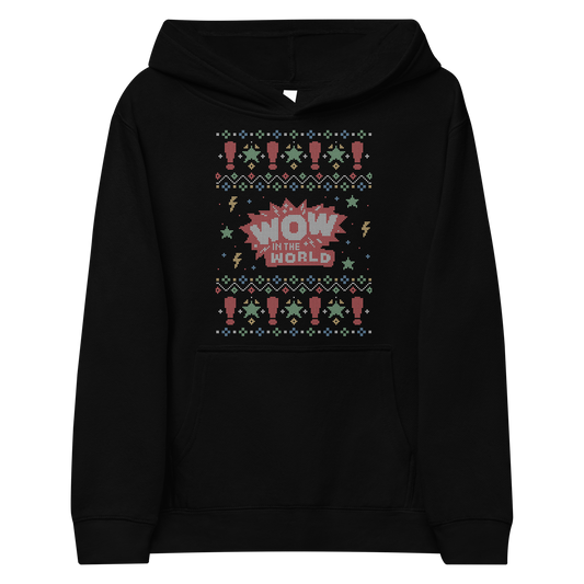 Wow in the World Logo Kids Hooded Sweatshirt-1