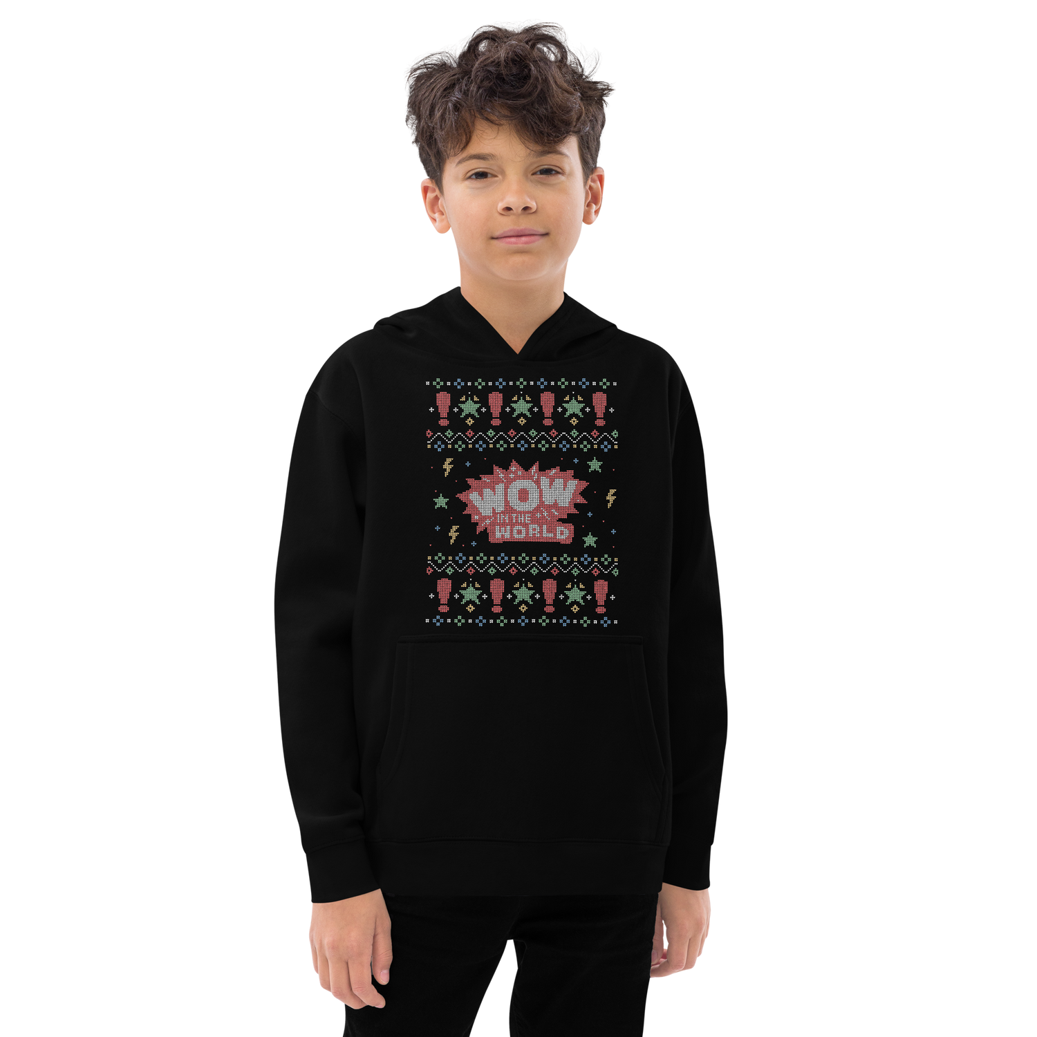 Wow in the World Logo Kids Hooded Sweatshirt