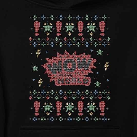 Wow in the World Logo Kids Hooded Sweatshirt-2