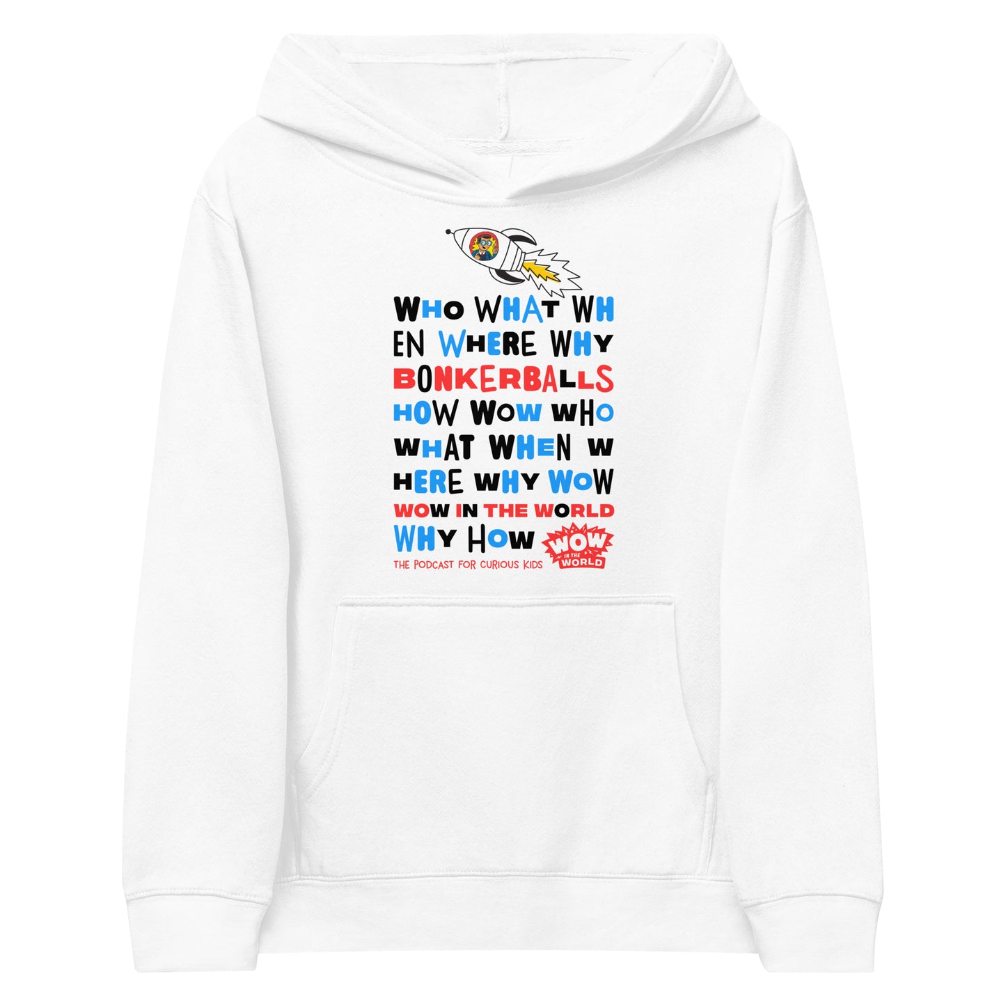 Wow in the World Bonkerballs Kids Hooded Sweatshirt