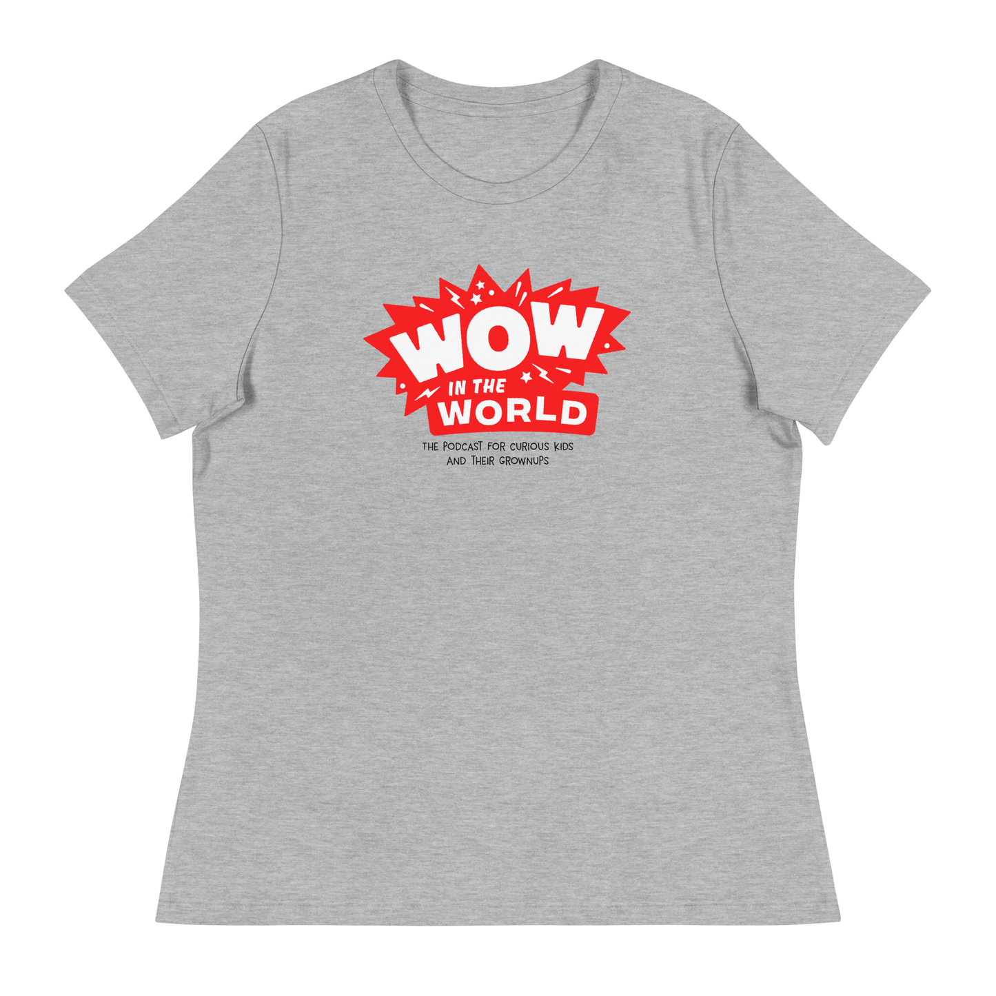 Wow in the World Logo Women Relaxed T-shirt