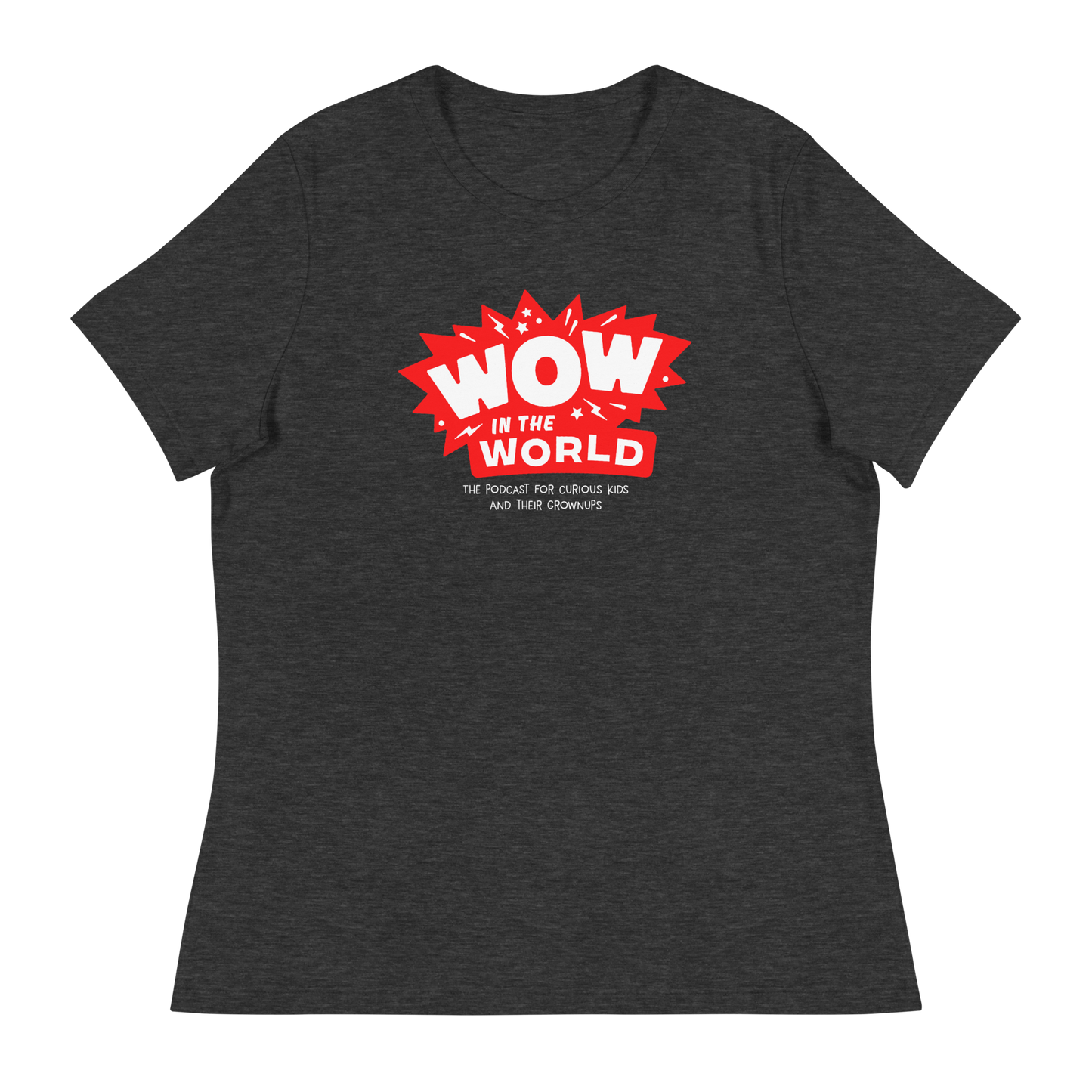 Wow in the World Logo Women Relaxed T-shirt