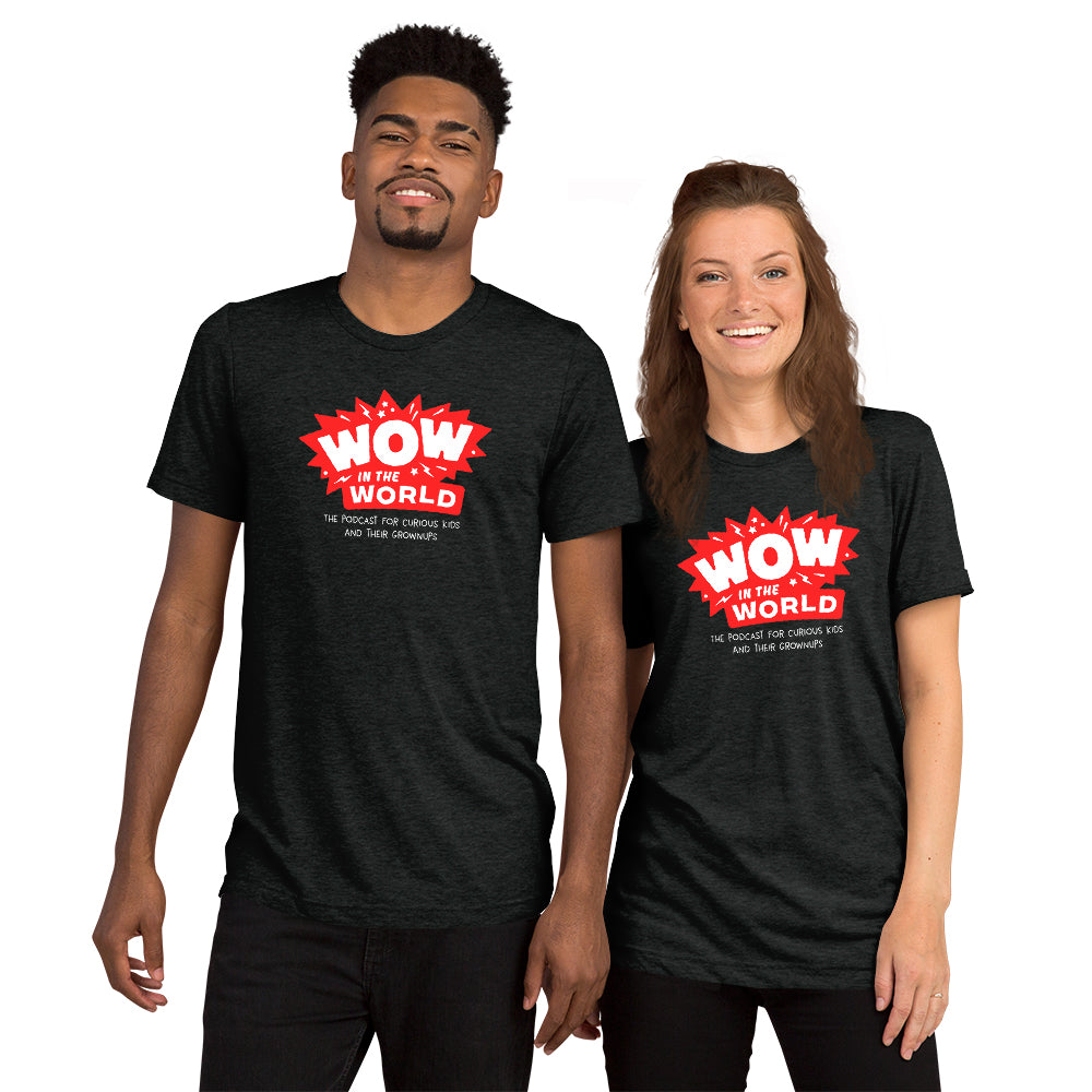 Wow in the World Logo Unisex Tri-Blend T-Shirt