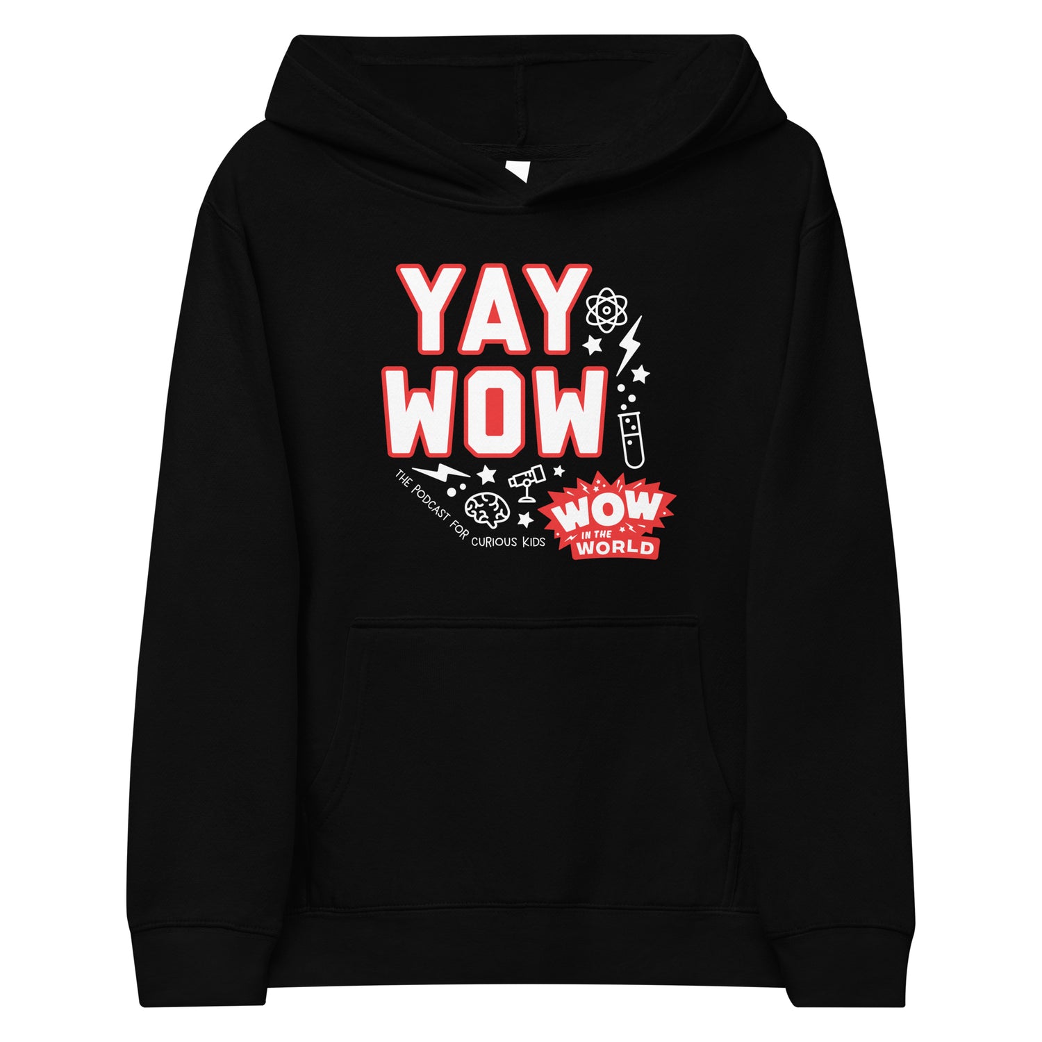 Wow in the World Yay Wow Kids Hooded Sweatshirt