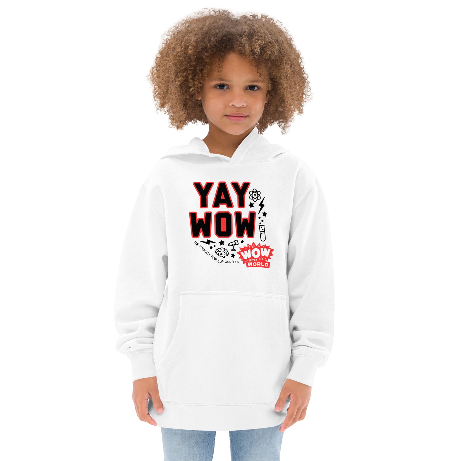 Wow in the World Yay Wow Kids Hooded Sweatshirt