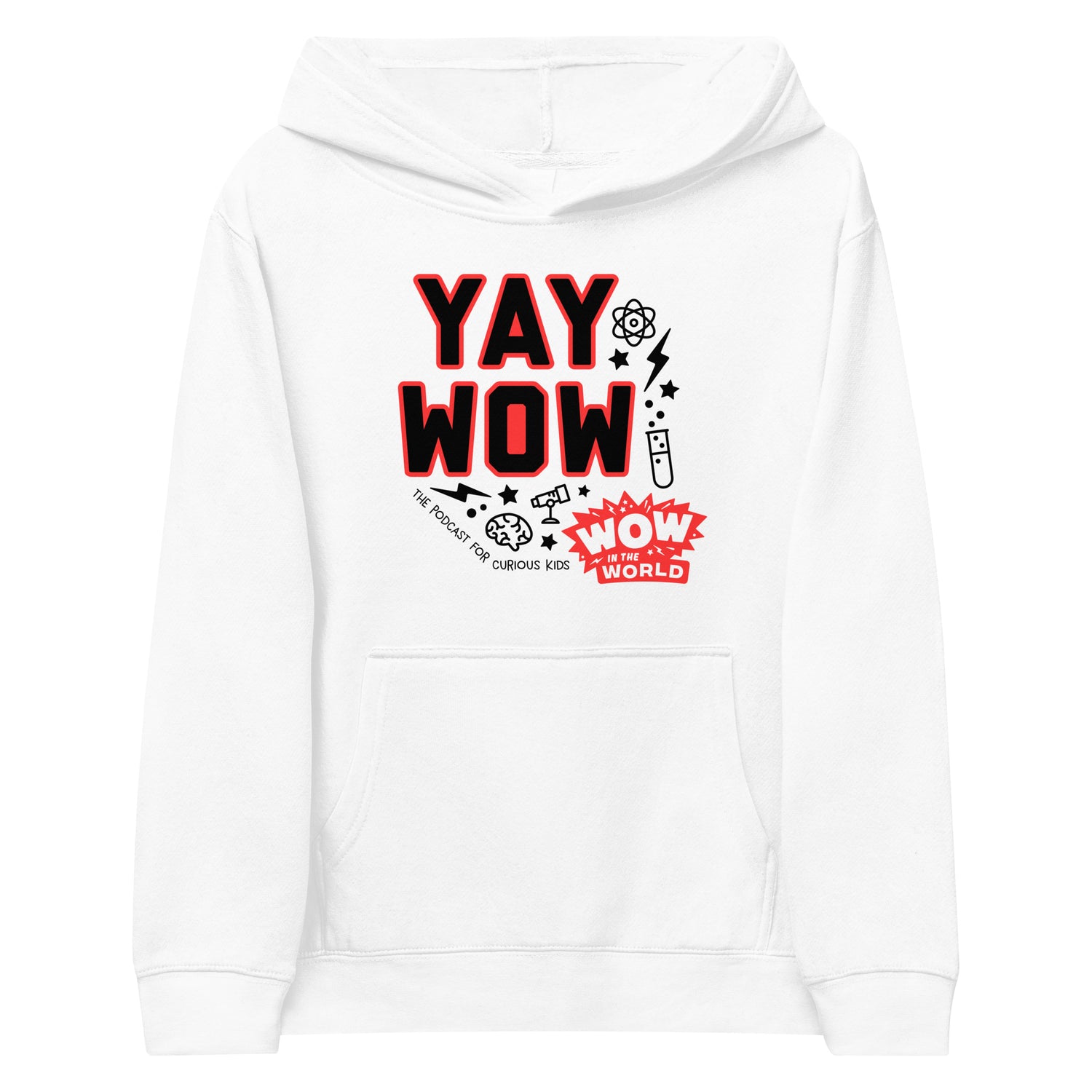 Wow in the World Yay Wow Kids Hooded Sweatshirt