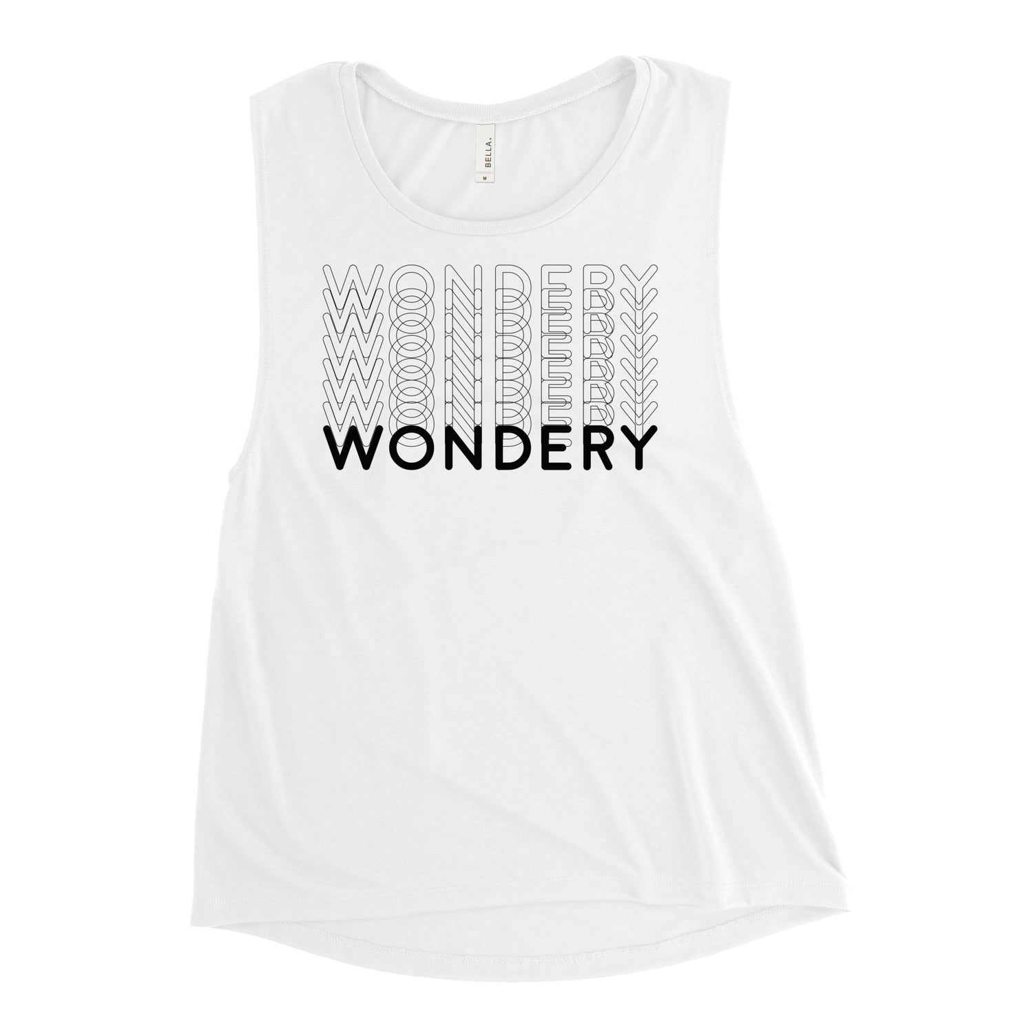 Wondery Repeating Women's Muscle Tank Top