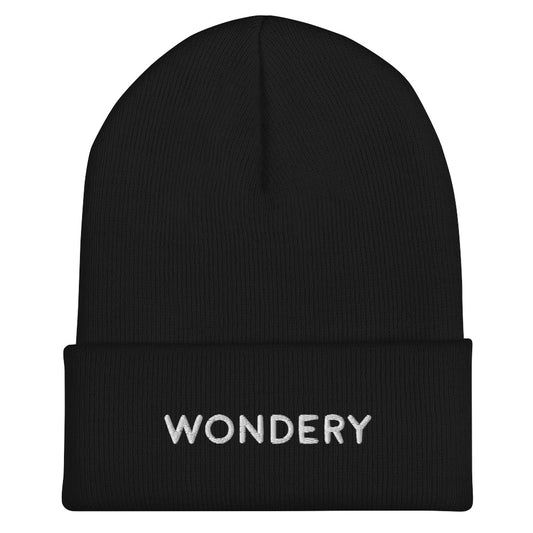 Wondery Logo Cuffed Beanie-0