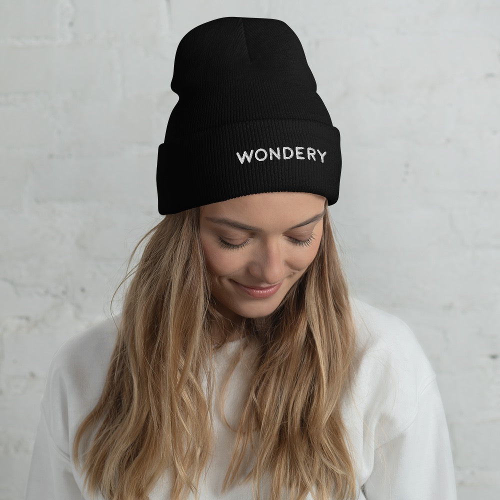 Wondery Logo Cuffed Beanie